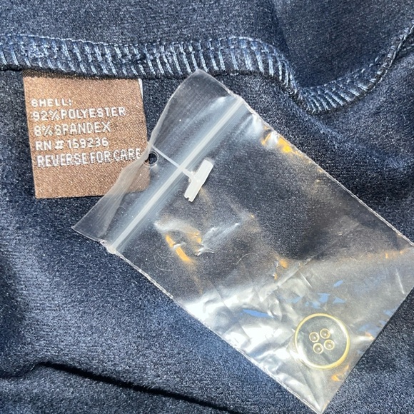 J. McLaughlin Women’s Haarlem Shirt Dress Faux Suede Solid Navy Blue Size M NWT - Picture 12 of 14